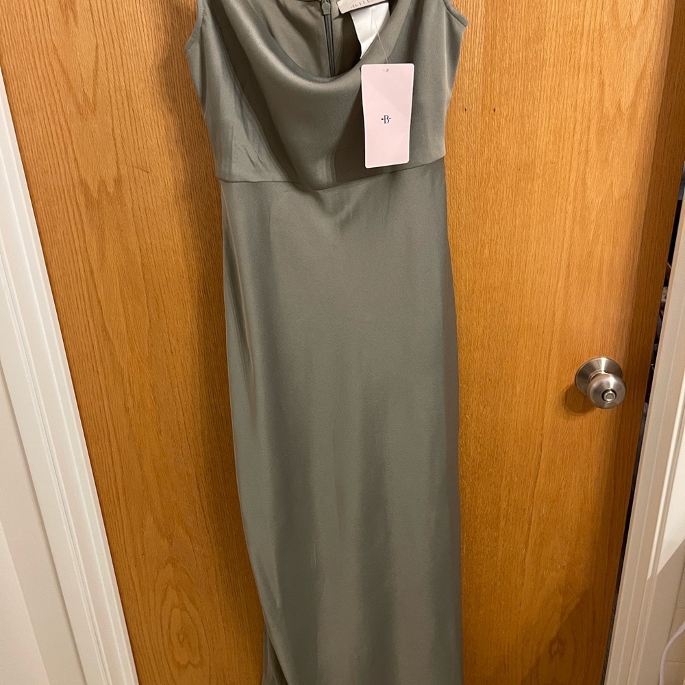 BHLDN Slip Maxi Dress in Sage Green